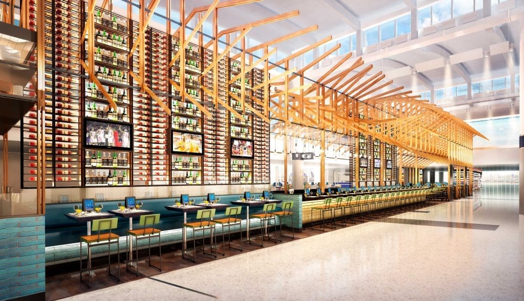 Grab a hand-cut steak, and relax with flat screens and iPads at Tanglewood Grille. 