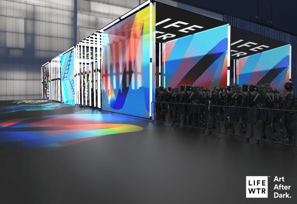 A rendering of Club Nomadic's future Art After Dark space