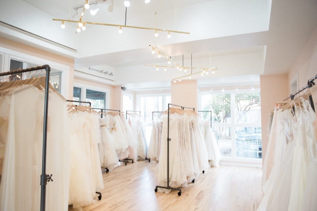 Lovely Bride Dallas carries dozens of ethereal dresses. (Photo by <a href="http://allentsaiphotography.com/">Allen Tsai Photography</a>)