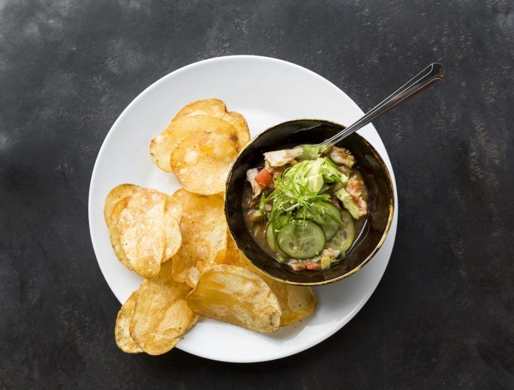The red snapper campechana is a highlight of Local Foods first-ever raw seafood bar in its new Downtown location. 
