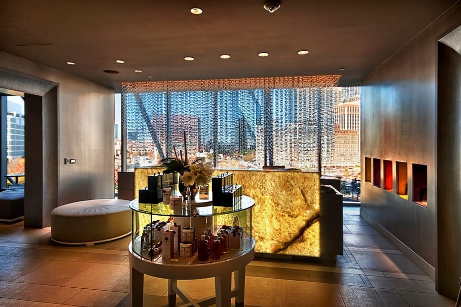 Omni Dallas' spa provides a retreat in the middle of it all.