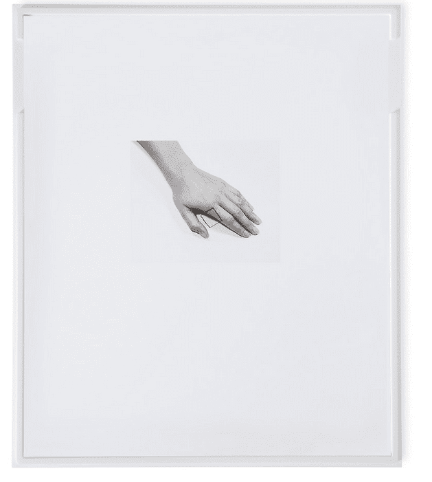 Liliana Porter's five-part photographic suite, "The Line," 2011, acquired from Paris-based Toluca Editions, at the Untitled fair, is another coup for The River Oaks' collection. (Courtesy Toluca Editions, Paris) 