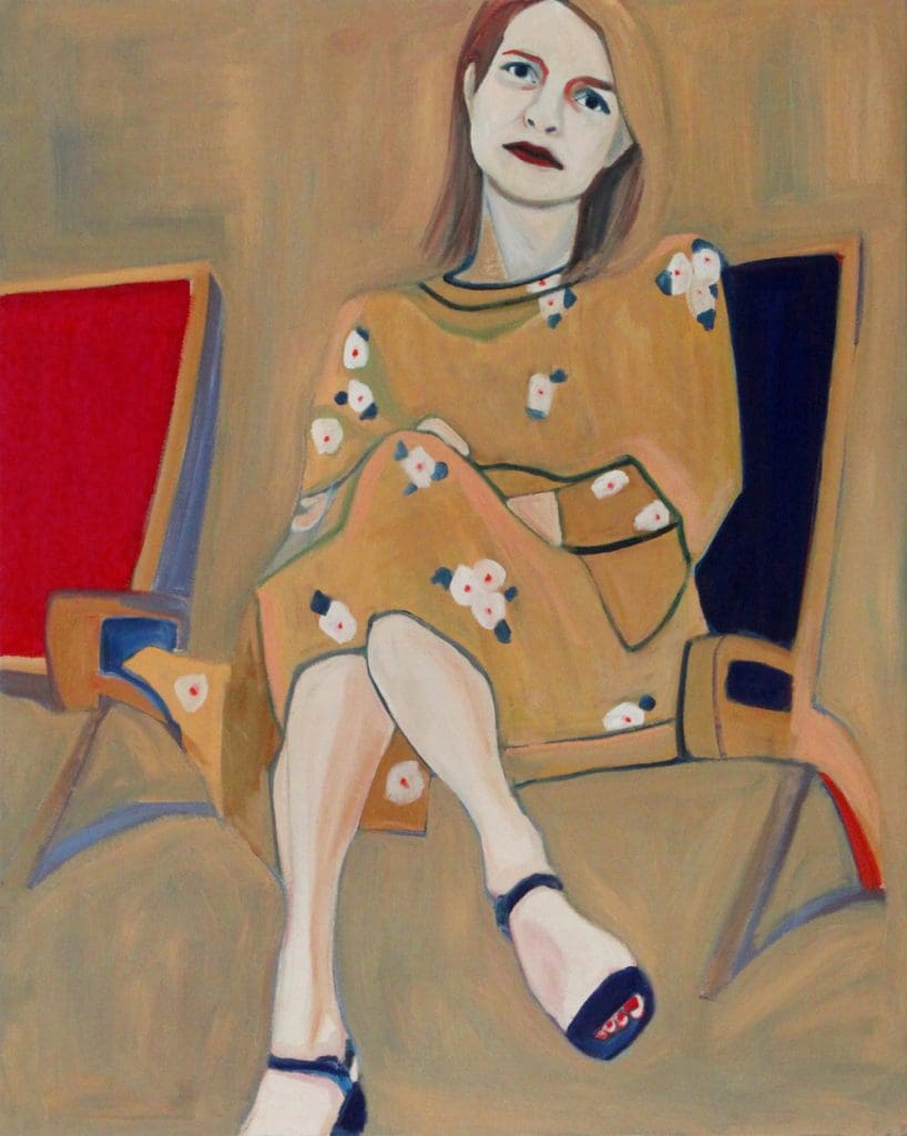 This portrait of the fashionable Cate Stewart, discovered on Instagram, led to the show. 