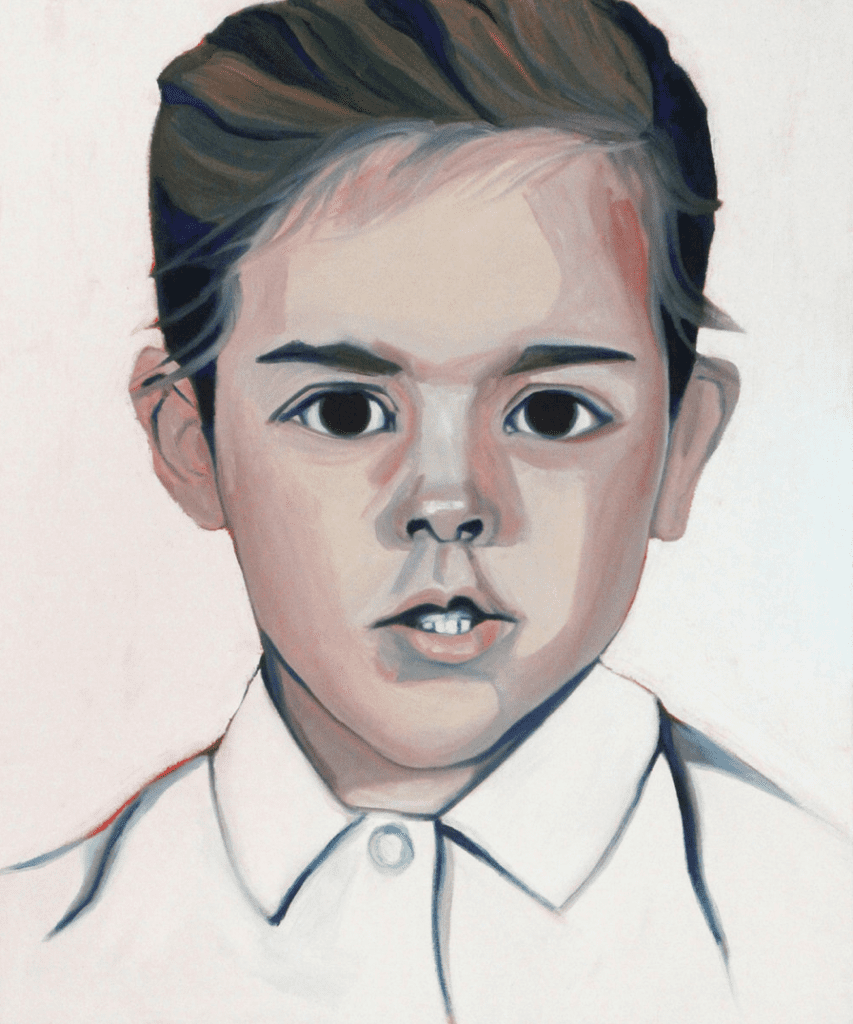 "Kindergarden," 2016, hints at the adult this child may become.
