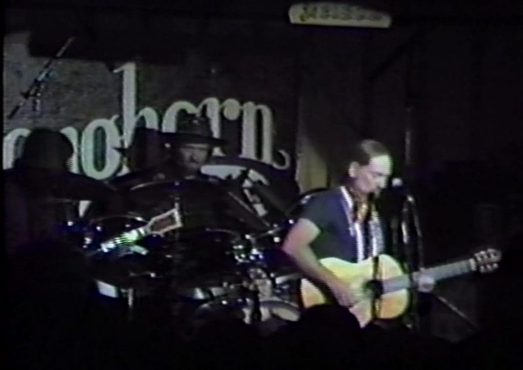 Willie Nelson from back in the day on a Texas stage.