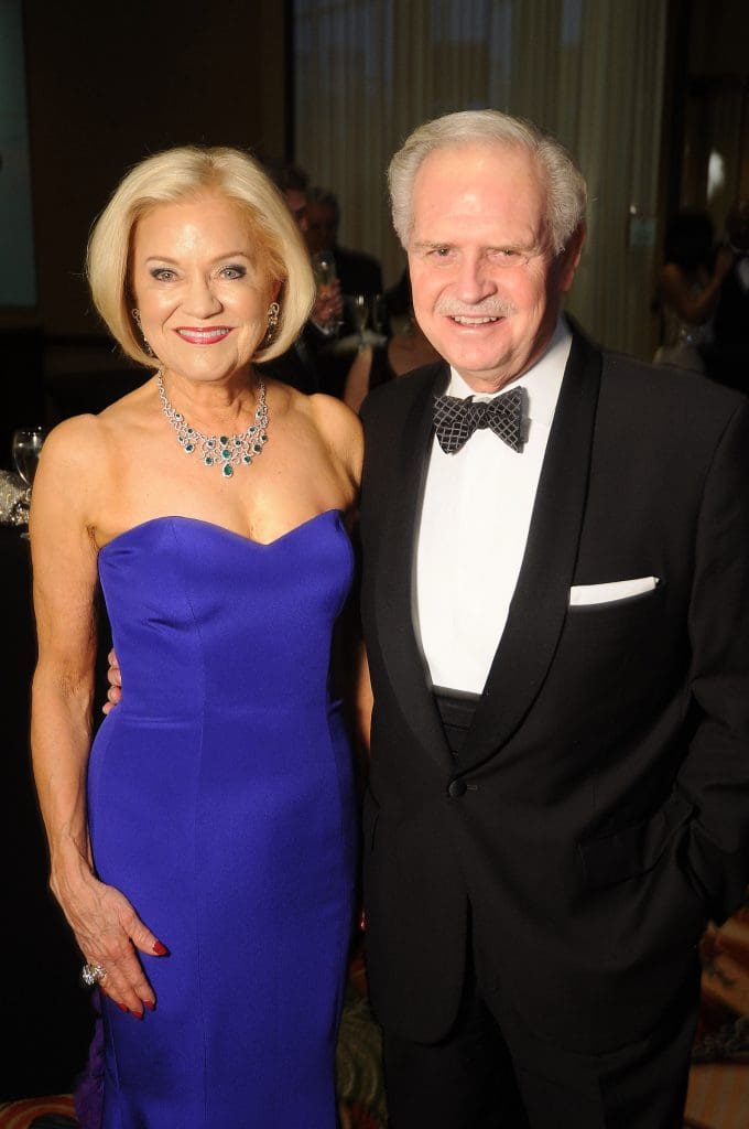 Honoree Jo Furr and her husband Jim at the 30th Anniversary Diamond Winter Ball benefitting Crohn's & Colitis Foundation of America at the Hilton Americas Hotel Saturday Feb. 11, 2017.(Dave Rossman photo)