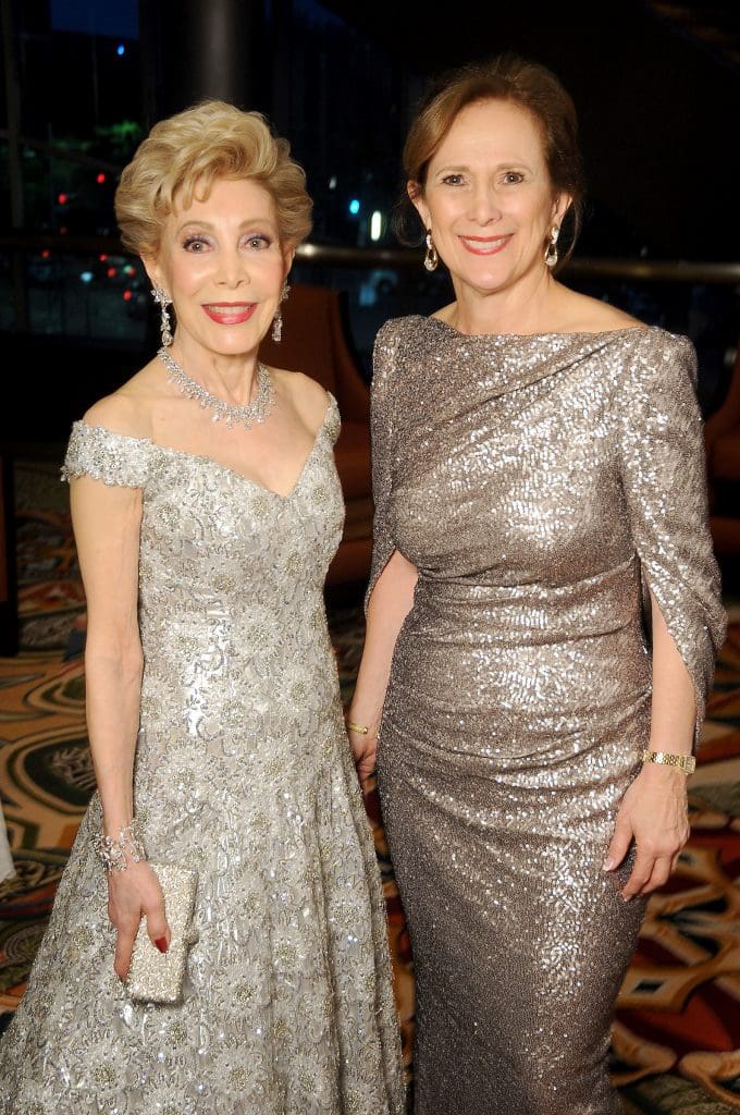 Honorary Chair Margaret Alkek Williams and Chair Franelle Rogers at the 30th Anniversary Diamond Winter Ball benefitting Crohn's & Colitis Foundation of America at the Hilton Americas Hotel Saturday Feb. 11, 2017.(Dave Rossman photo)