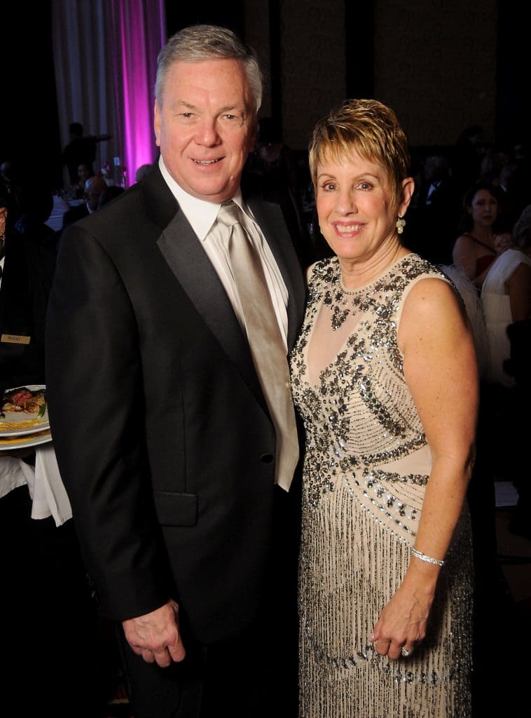Donna and Norman Lewis at the 30th Anniversary Diamond Winter Ball benefitting Crohn's & Colitis Foundation of America at the Hilton Americas Hotel Saturday Feb. 11, 2017.(Dave Rossman photo)