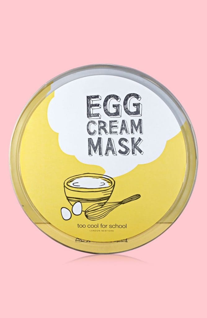 Too Cool For School Egg Cream Mask, $24