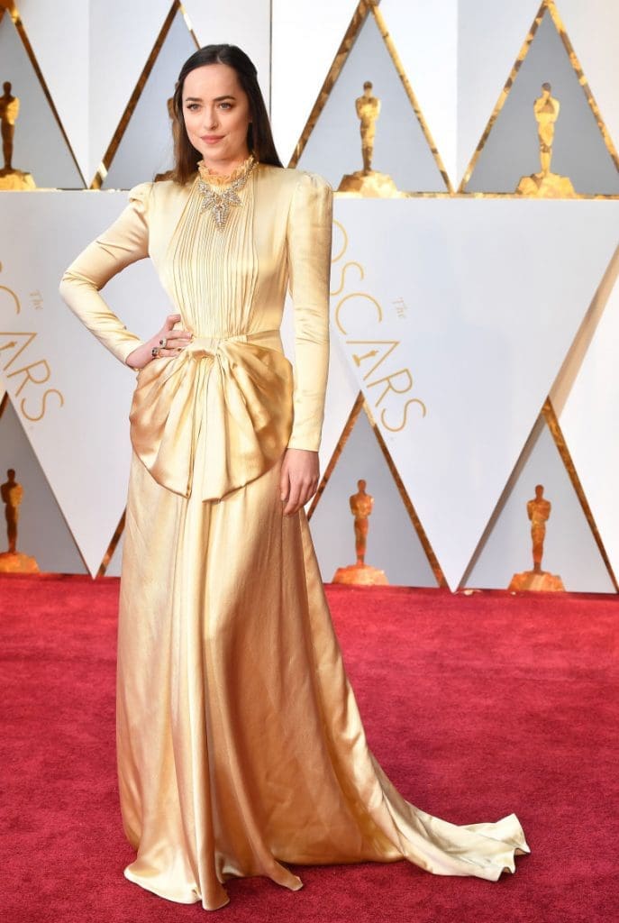 Dakota Johnson's Gucci gown wasn't one of our favorites. 