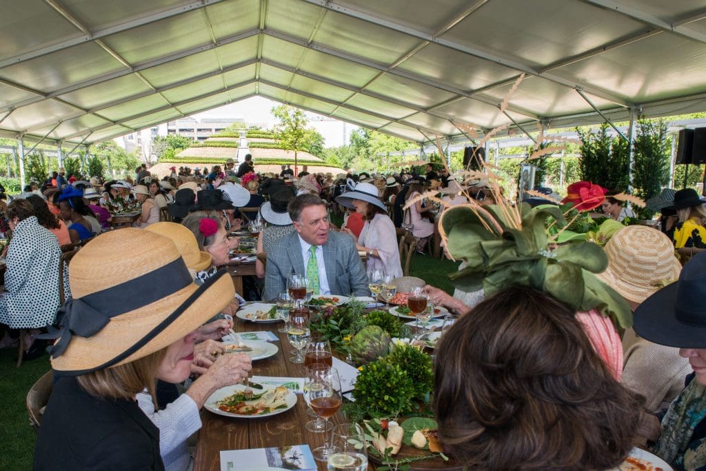Hermann Park Conservancy Hats in the Park luncheon