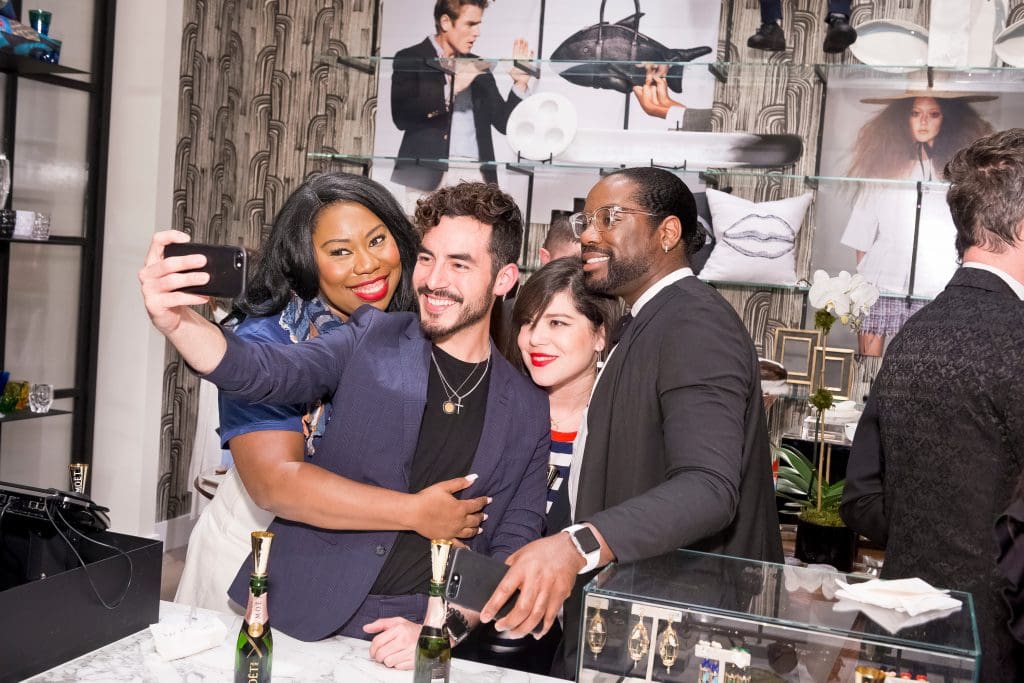 Francesca Francois, Josue Salazar, Laura Velez, Jeremy Lacy Encore After Party Kickoff at Forty Five Ten