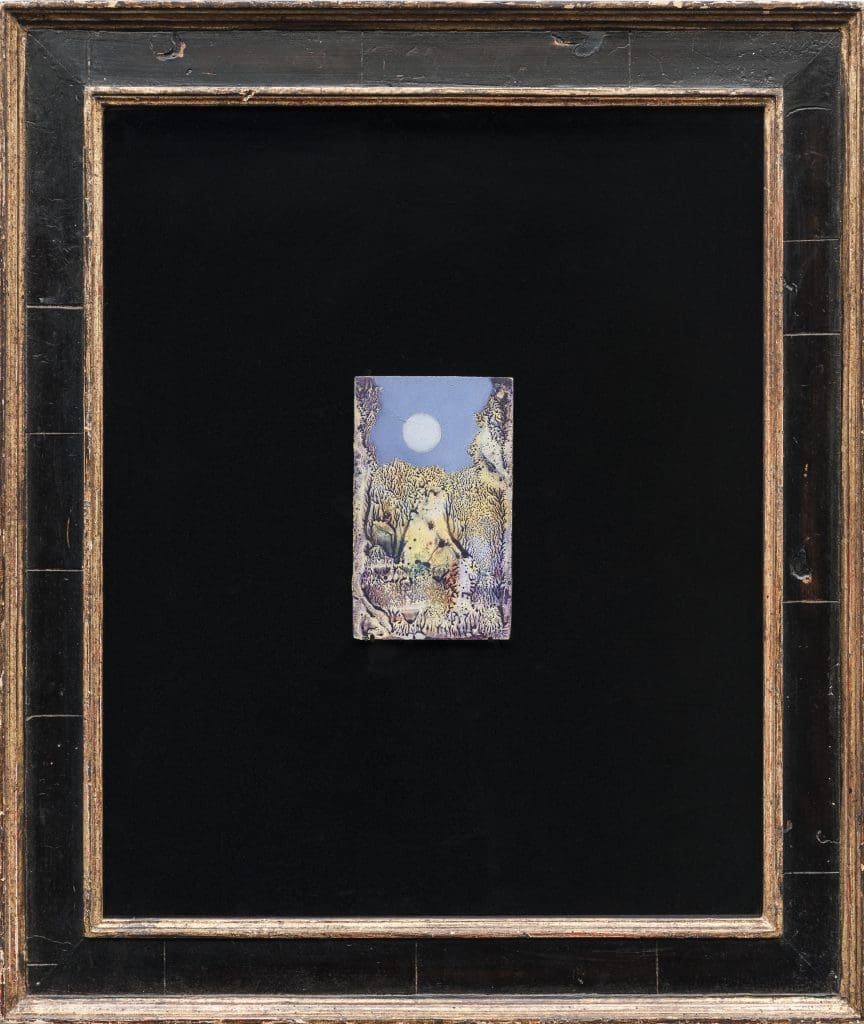 Max Ernst's gift to the de Menils during Christmas 1955 is on view in the Surrealism galleries. This modestly sized treasure will become the subtle inspiration for the 30th Anniversary Ball to be realized by events planner Todd Fiscus. 
