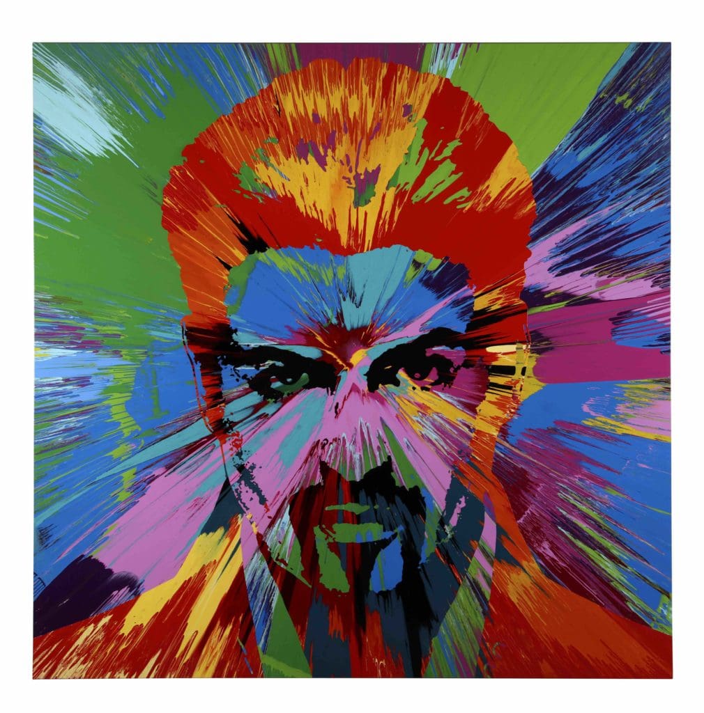 "Beautiful Beautiful George Michael Love Painting," 2017, by Damien Hirst 