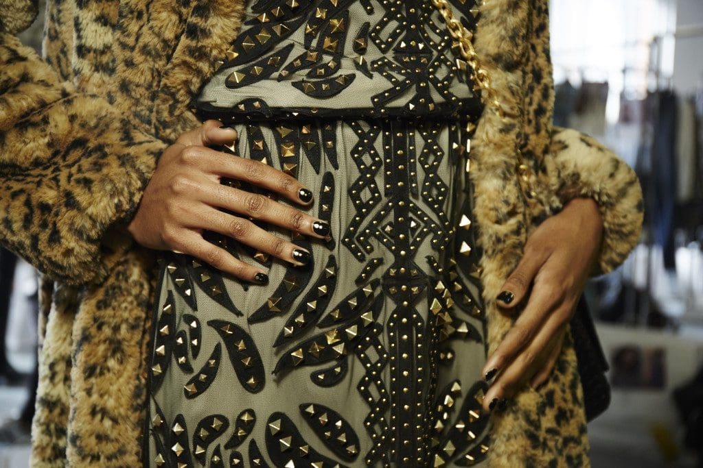 Edgy studs from Alice + Olivia 