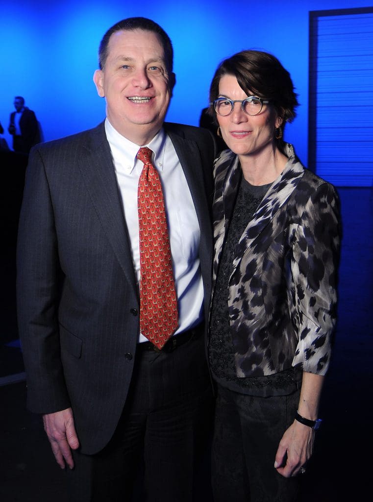Janet and Tony Ross at the McLaren Houston unveiling party for the new McLaren 720s at 5226 Elm Thursday March 16,2017. (Dave Rossman Photo)