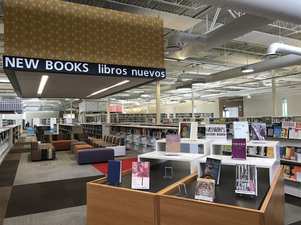 Patronage has doubled since the new Walmart library opened its doors.