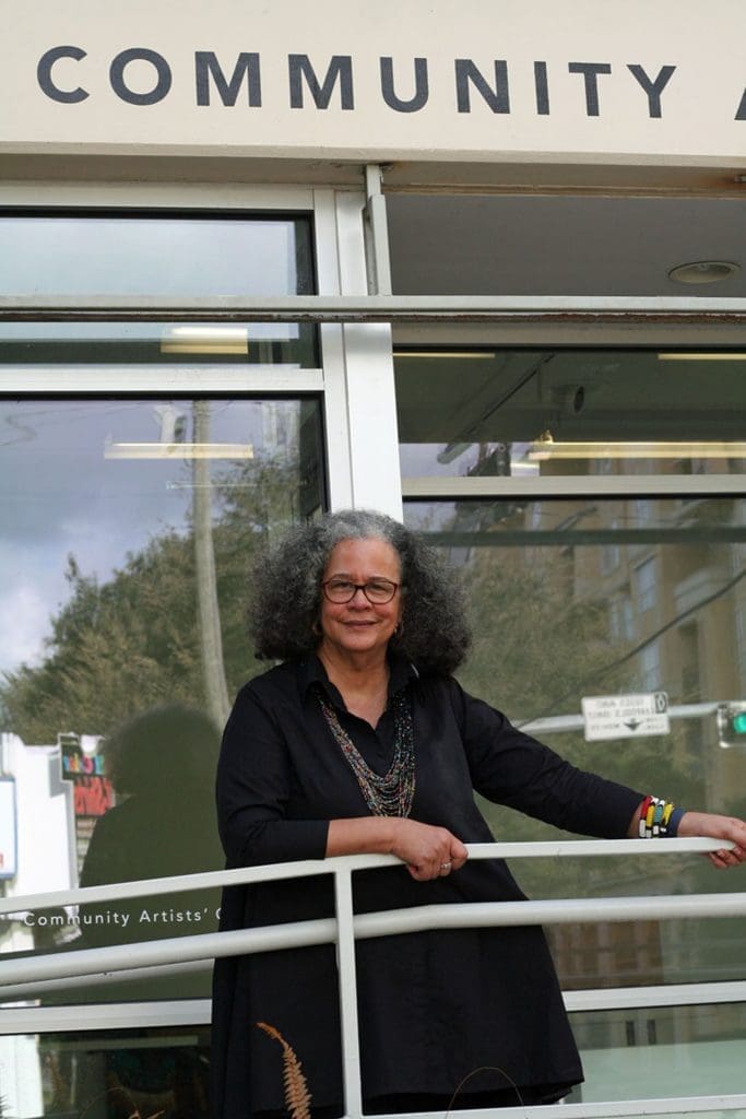 Co-founder Michelle Barnes at Community Artists’ Collective at the Bermac Arts Building  