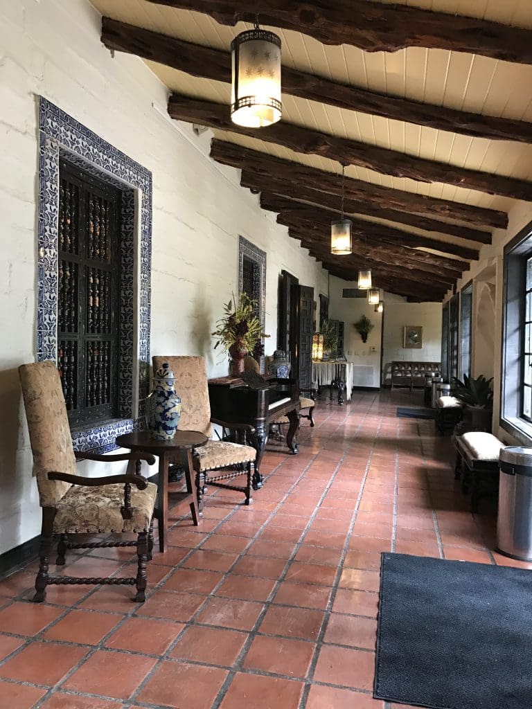 The rustic and historic Cedar Hall in Quinta Mazatlan.
