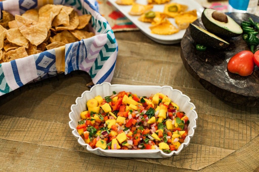 Mango salsa
