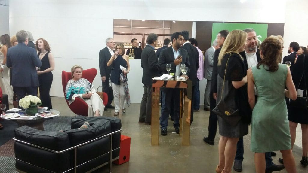 Late night at the Preview Gala the crowd was still buzzing. 