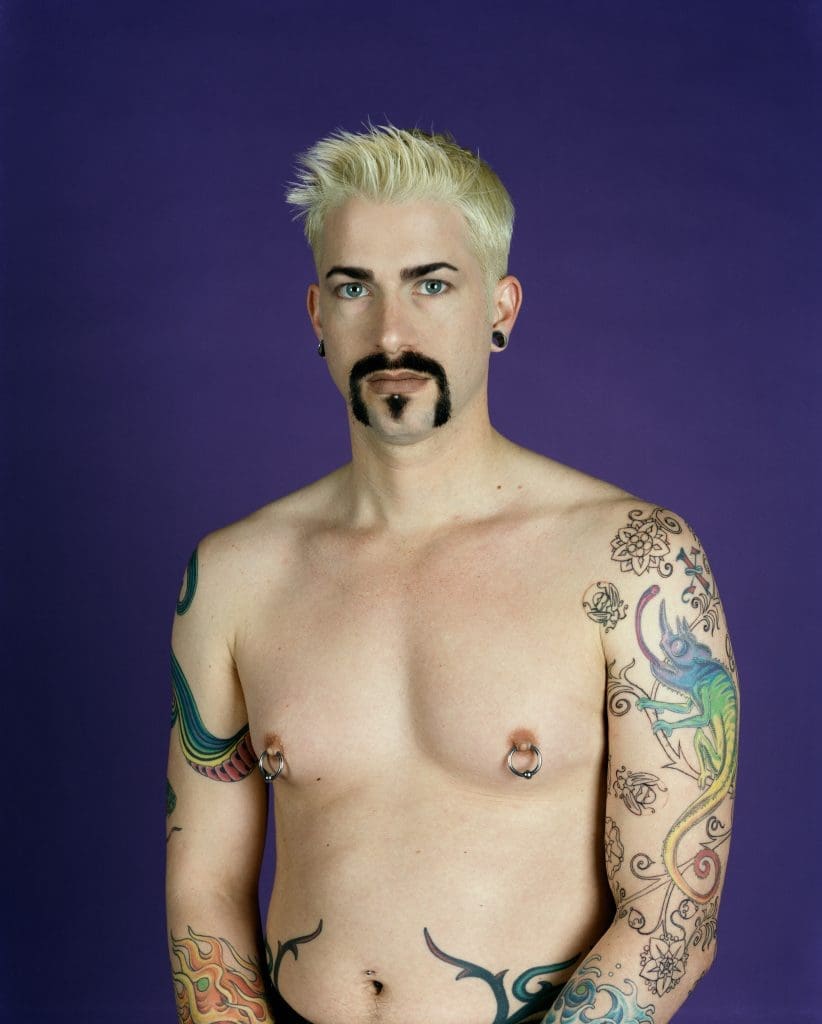 Edgy characters in the lens: Catherine Opie's " Frankie," 1995
