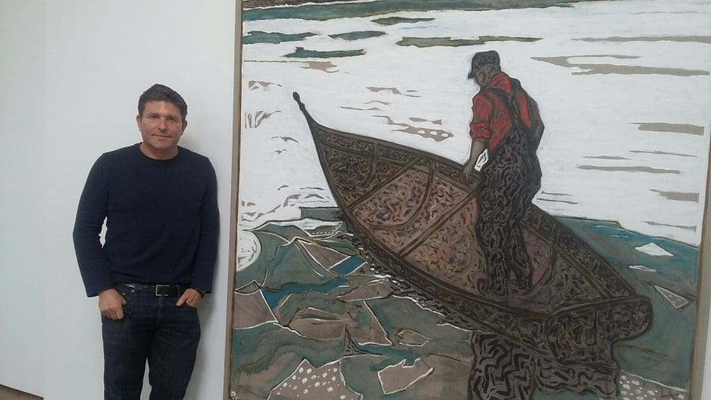 Kenny Goss hosted a collector breakfast for The Goss-Michael Foundation's Billy Childish exhibition 