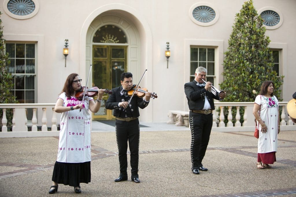 Mariachi band at Rienzi Spring Party