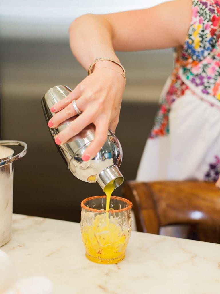 Mango margaritas
