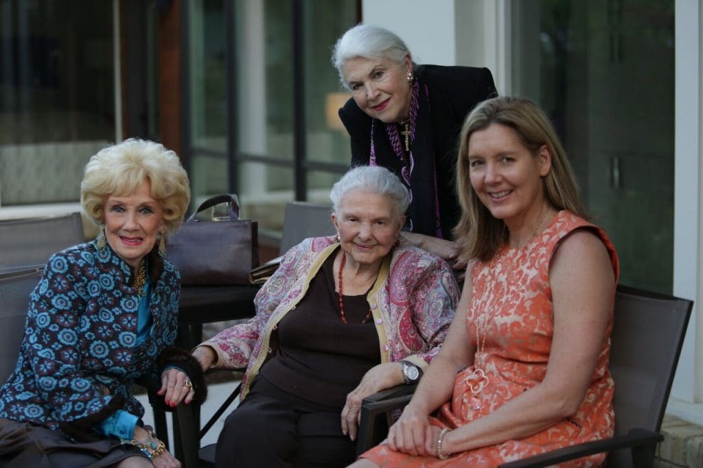 Billie Leigh Rippey, Caroline Rose Hunt, Bobbie Sue Williams and Lynn Mahurin