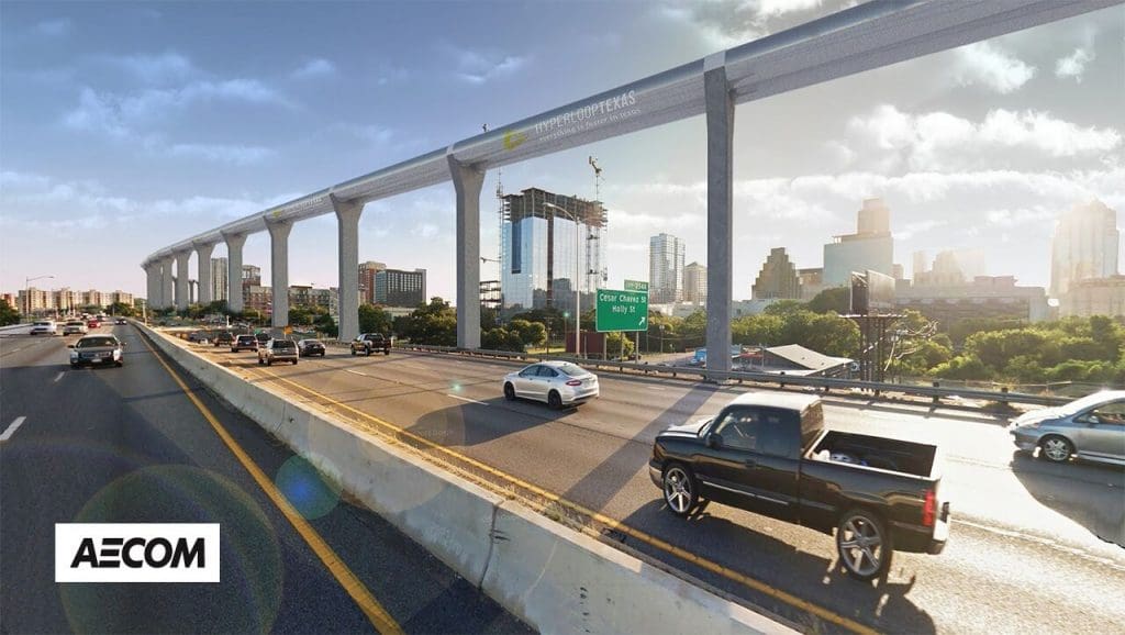 The Hyperloop would whip you past traffic at 700 MPH.