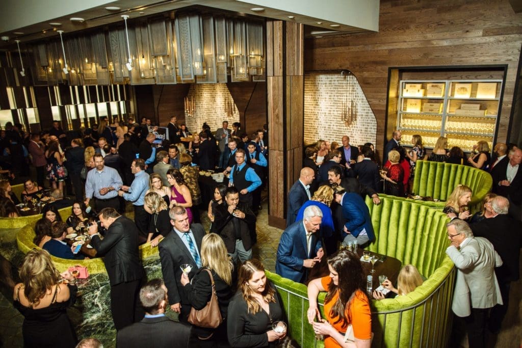 The scene at Del Frisco's