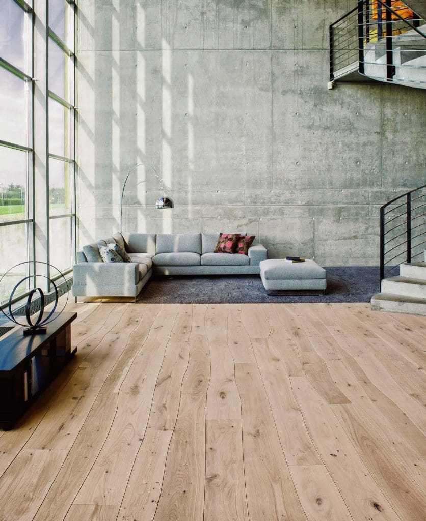 Bolefloor live-edge wood flooring, sold through TreeHouse