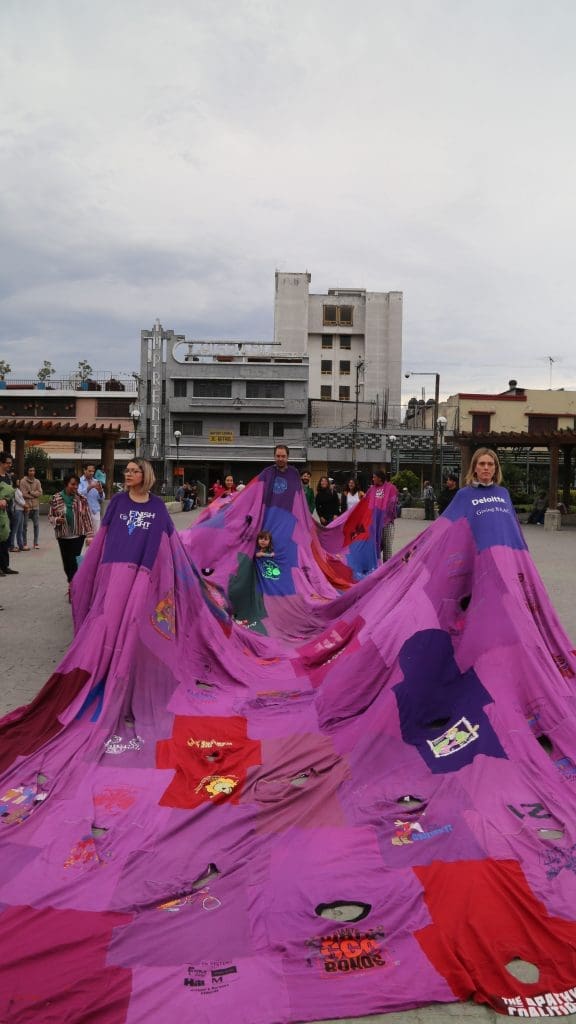 Pia Camil’s "Divisor Pirata," December 14, 2016, Guatemala City (Photo by Pia Camil)