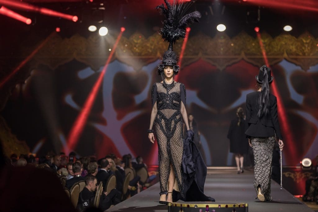 Bold looks came down the runway.