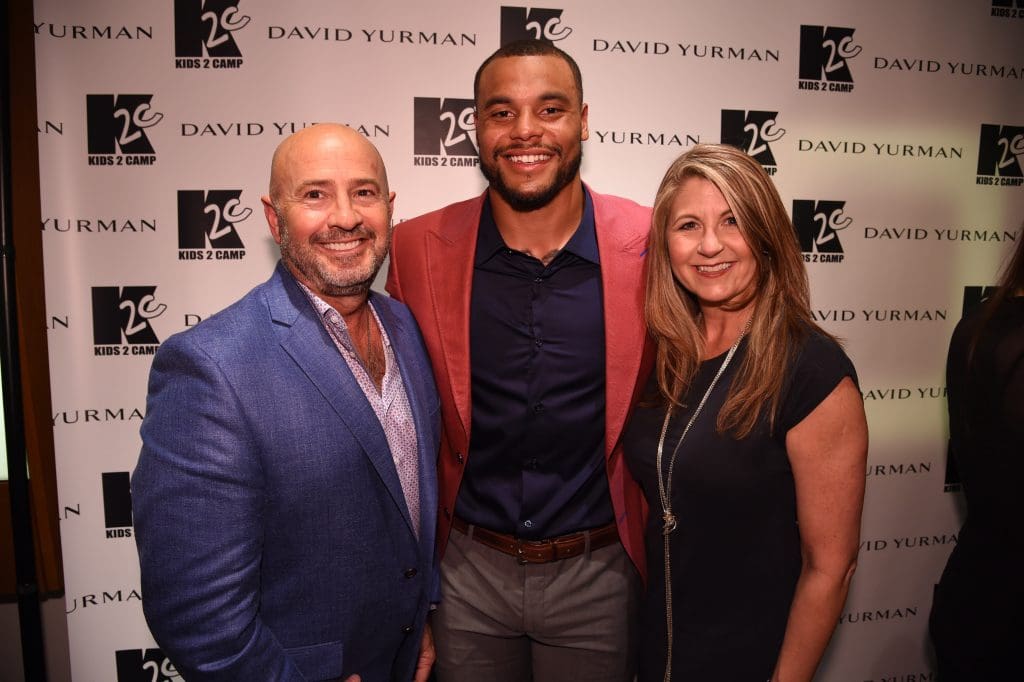 Bryan Sandlin, Dak Prescott, Melissa Sandlin