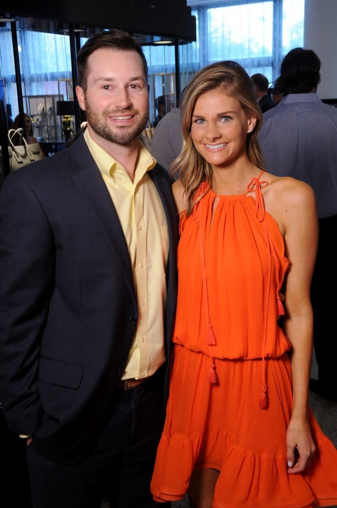 Audrey and Ryan Mooney at the TeamUp for Kids & K9s supporting Sunshine Kids & Lance McCullers Jr Foundation at  Tootsies Thursday May 18, 2017. (Dave Rossman Photo)