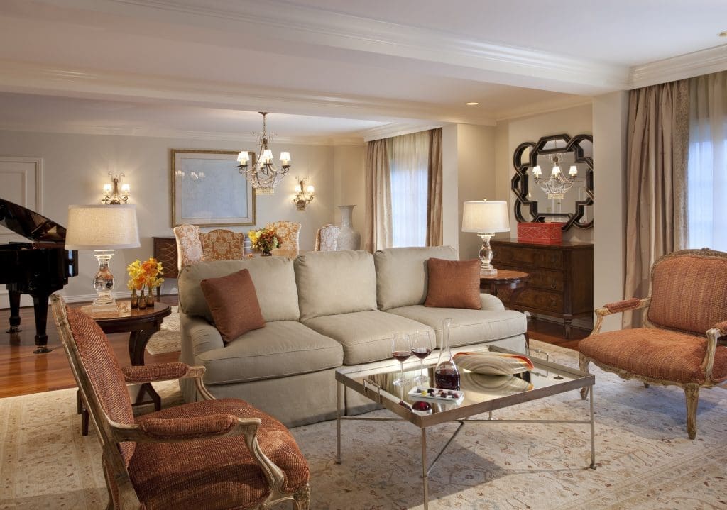 Master suite at The Rosewood Mansion on Turtle Creek