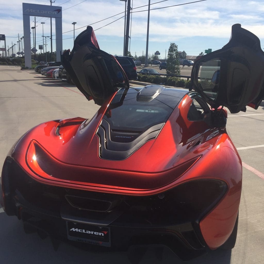 The McLaren P1 makes quite an impression. (Photo by Chris Baldwin.)