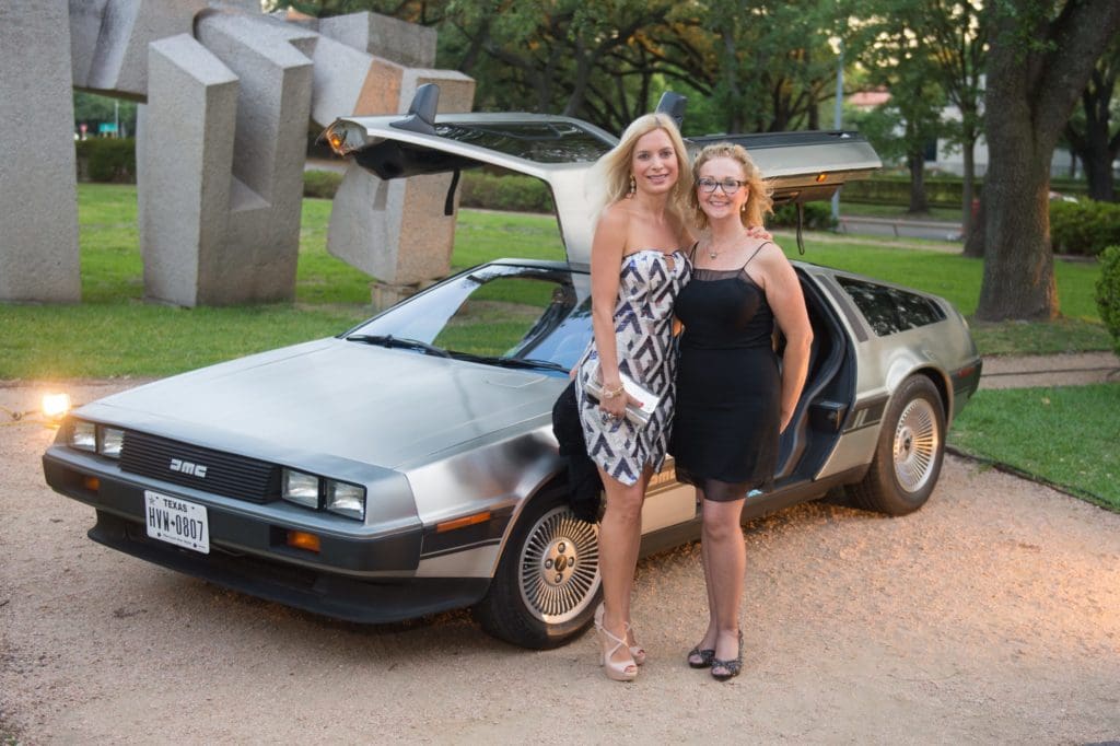 Houston Goes Back to the Future with the Coolest DeLorean Ever: Throwback Night Schools Any Doubters