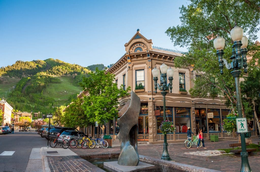 Downtown Aspen, Colorado.