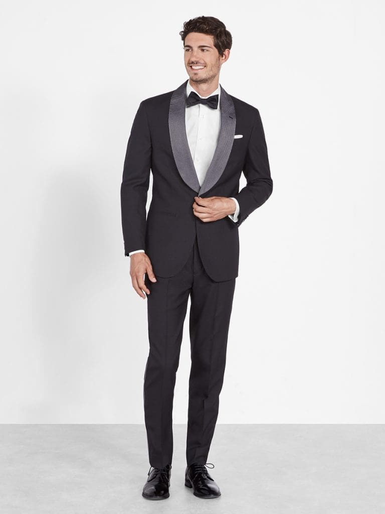 Holiday Silver Shawl Tuxedo