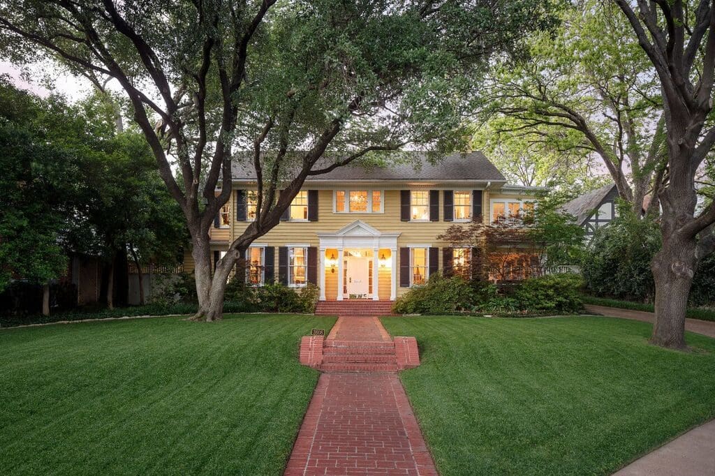 This Highland Park Dream Home Takes Curb Appeal to a New Level: $3.49 Million Stunner Brings Historic and Modern Perks Together