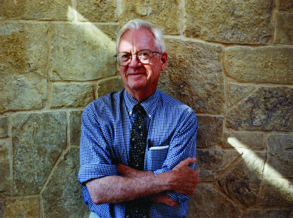 Legendary architect Frank Welch passed away at age 90. Photo by Nan Coulter, courtesy of TCU Press.