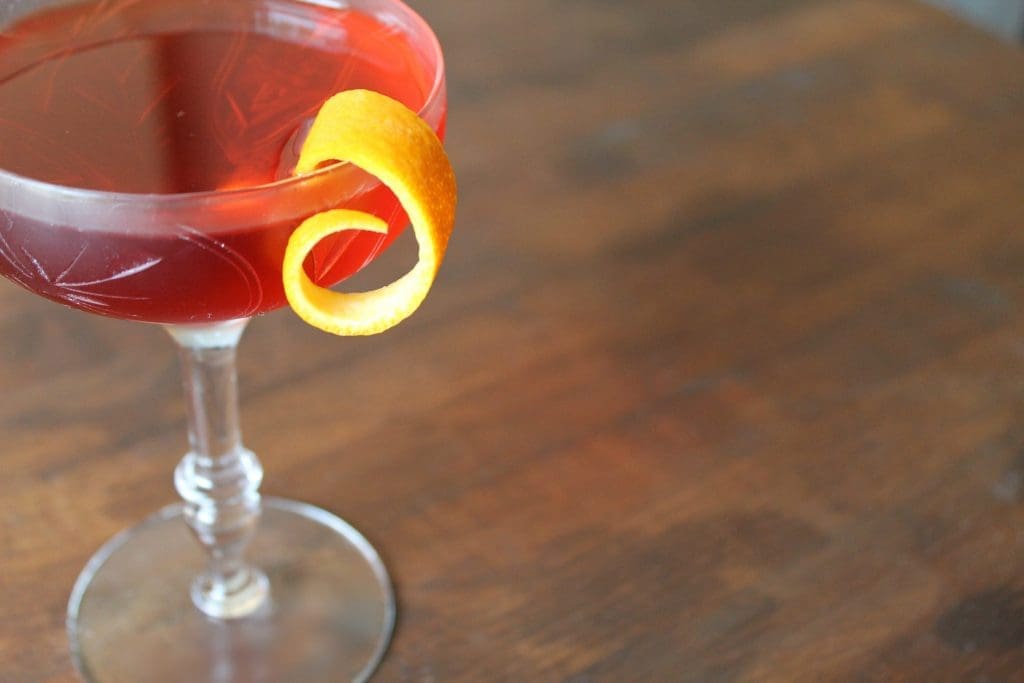 Nobie's presents a bevy of Negronis including this classic rendition. 