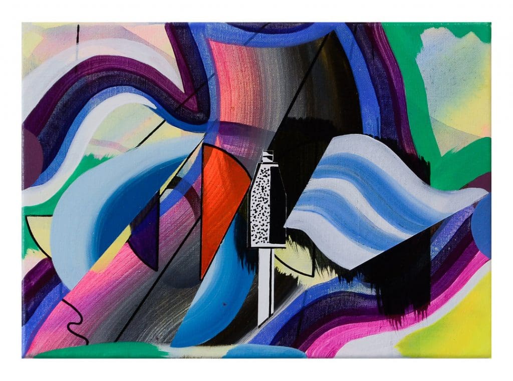 Danny Rolph's "Return 68," 2014, at Barbara Davis Gallery 