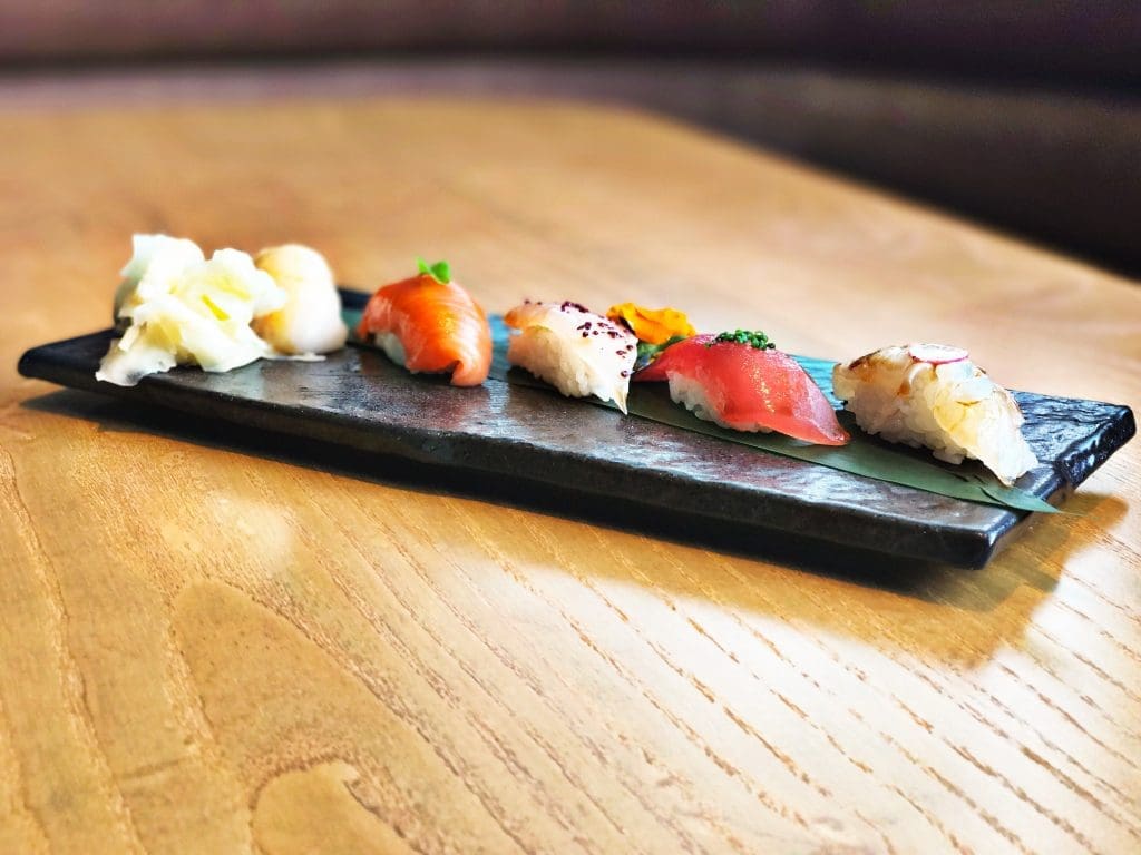 Roka Akor's sushi is available to go.