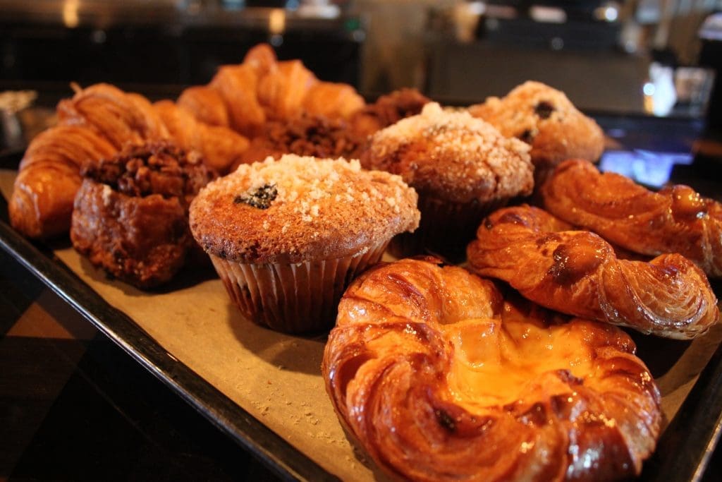 Breakfast pastries by Cake & Bacon are now available at Harold's Tap Room. 