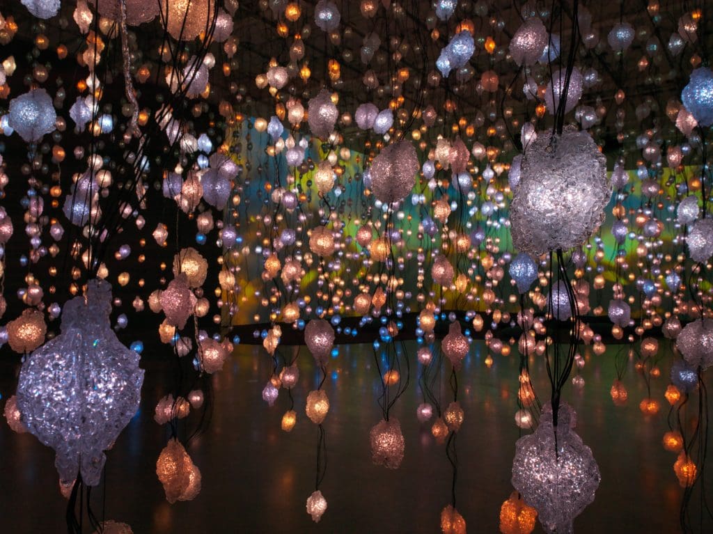 Pipilotti Rist's "Pixel Forest," 2016, is one of two works presented in a special exhibition at the MFAH this summer. (Photo Maris Hutchinson, EPW Studio; courtesy New Museum, NYC) 