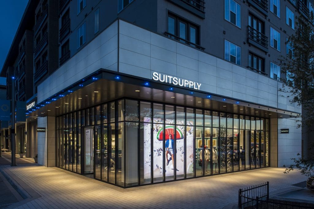 Plano's Suitsupply boutique is now open at Legacy West.